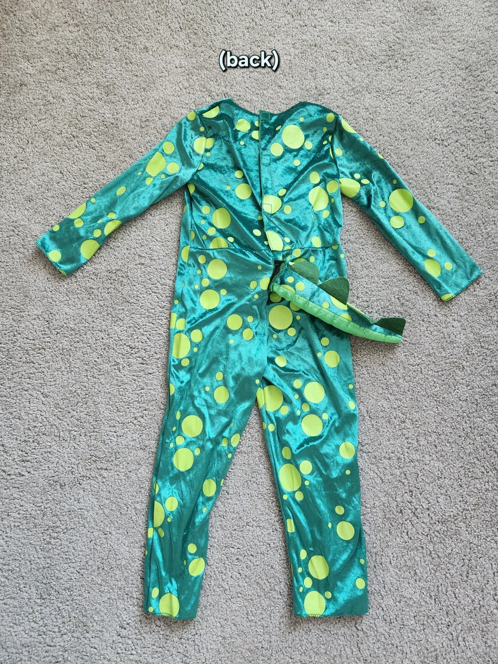 Kids Green Alligator Halloween Costume w/ Hood - 4T